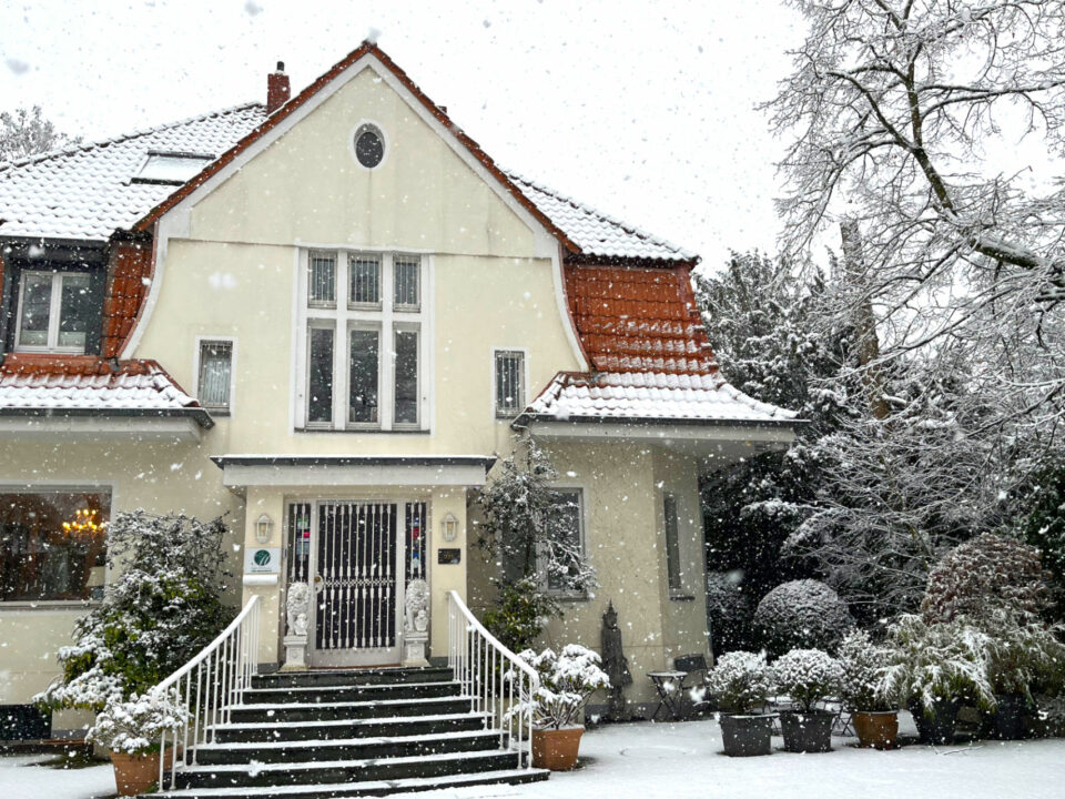 Hotel Villa Meererbusch im Schnee